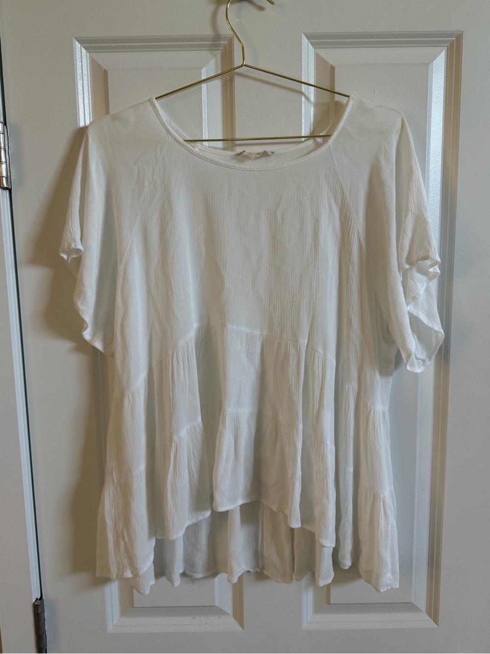 Altered State white babydoll top